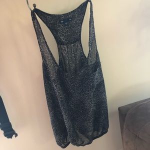 Chiffon tank with pocket